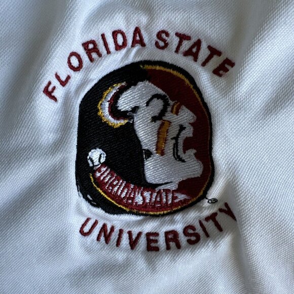 Vintage BIKE‎ Embroidered Shirt Seminoles Florida State FSU Mens L Made in USA - Picture 4 of 10